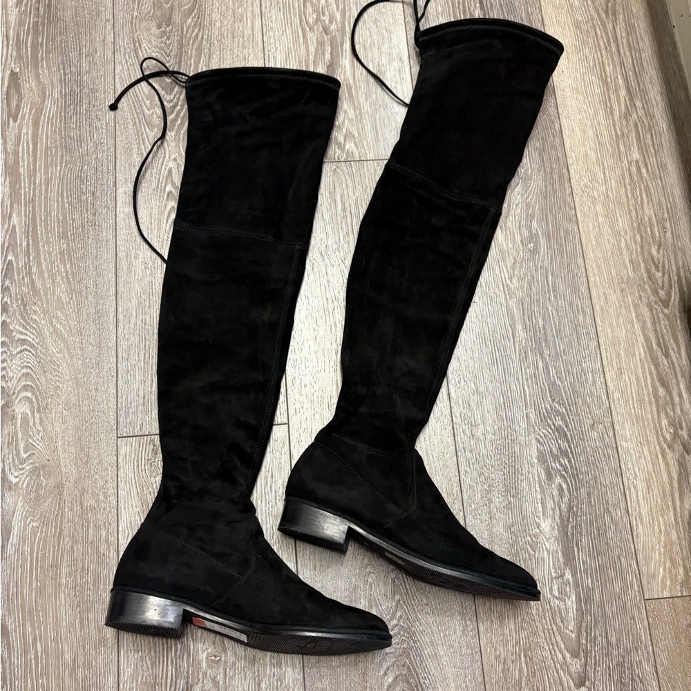 Stuart Weitzman black  Over-the-Knee Boots